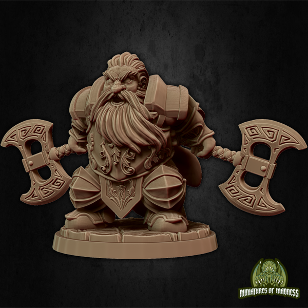 Hold My Dwarf - Sinar the Fearless - 32mm - by Miniatures of Madness