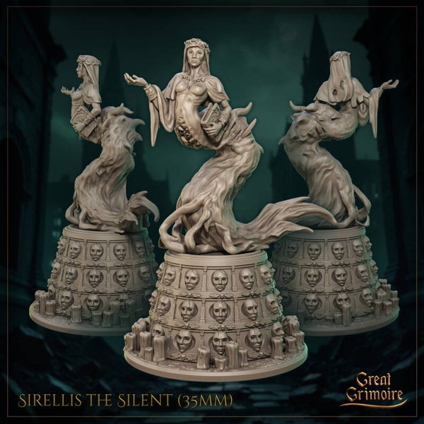 The City of Lost Souls - Sirellis the Silent - 32mm - by Great Grimoire