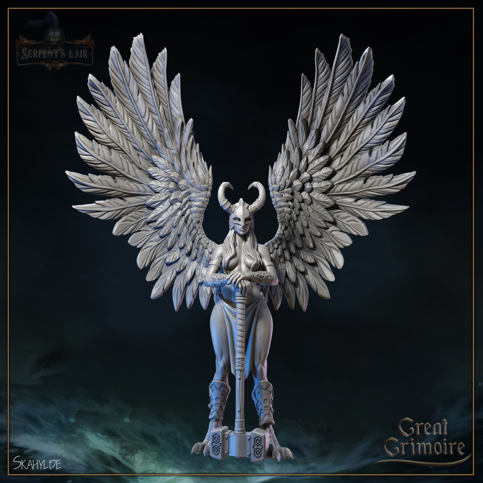 Serpents Lair - Skahylde - 32mm - by Great Grimoire