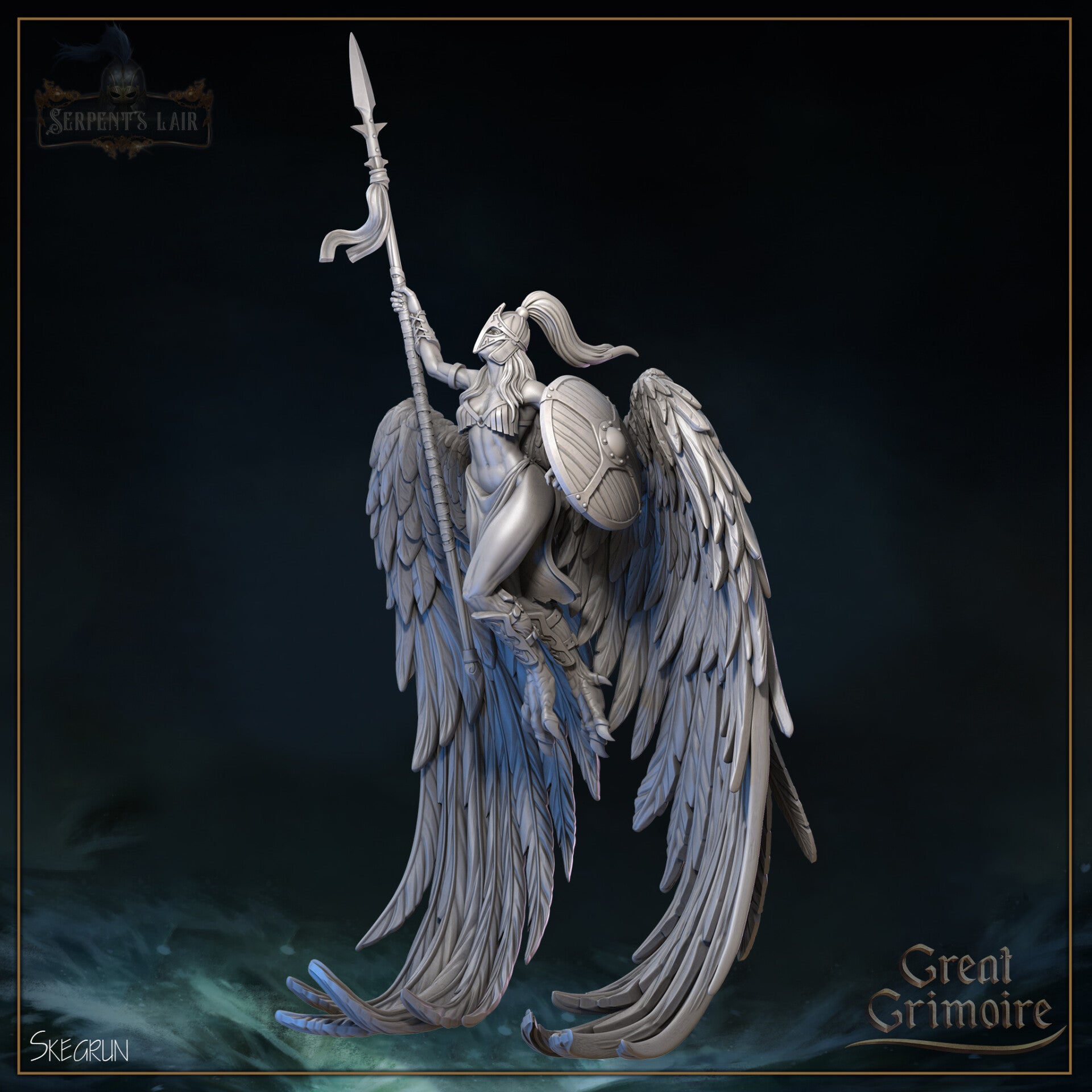 Serpents Lair - Skegrun - 32mm - by Great Grimoire