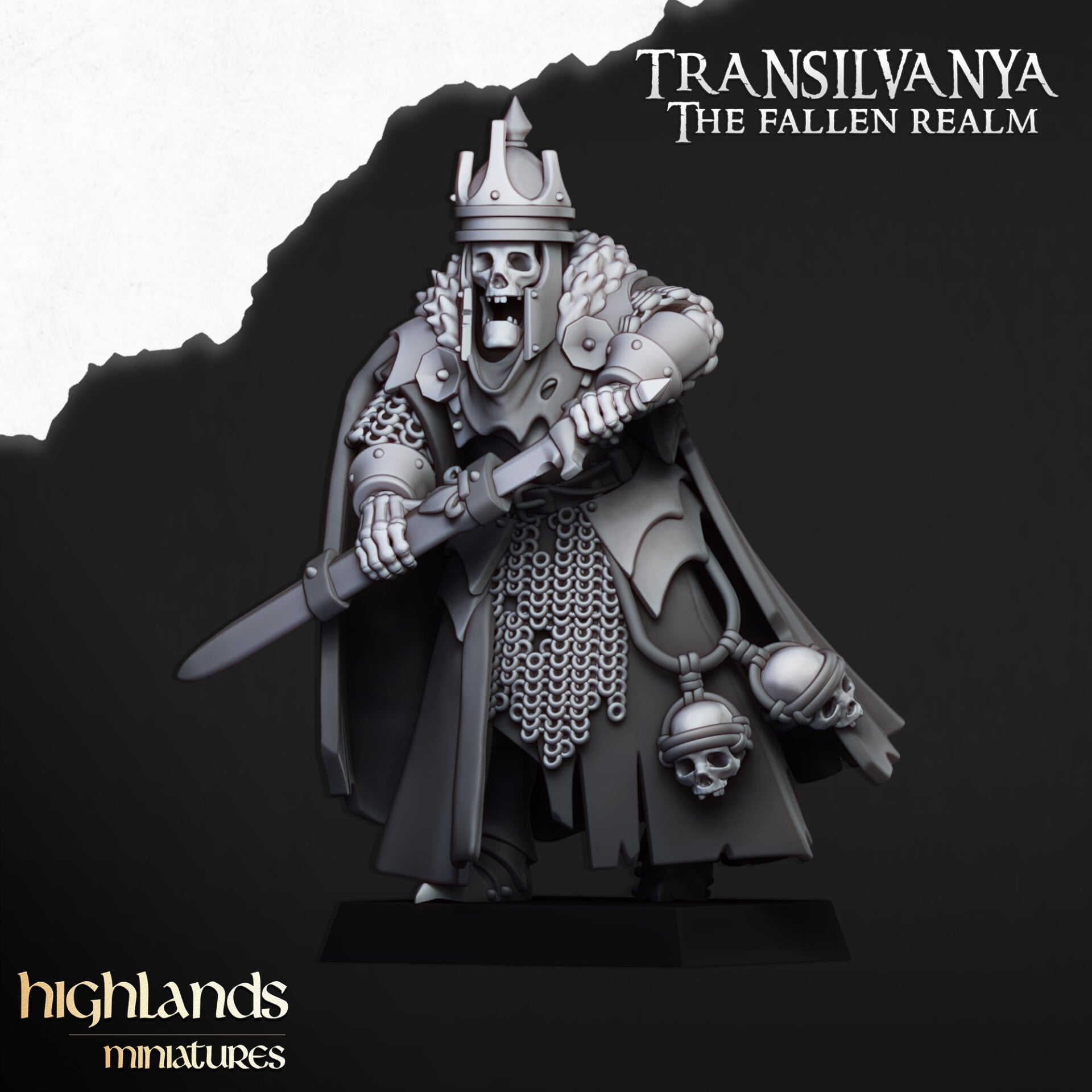 Transilvanya - Skeletal Lord - By Highlands Miniatures