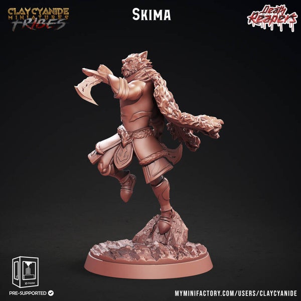 Death Reapers - Skima - 32mm model - by Clay Cyanide