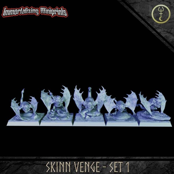 Skinn Venge Set 1 - 5x 32mm Small - by Immortalizing Miniprints