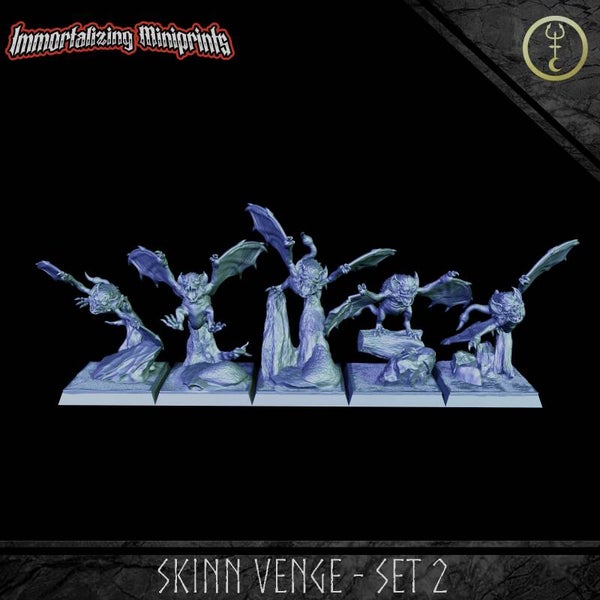 Skinn Venge Set 2 - 5x 32mm Small - by Immortalizing Miniprints