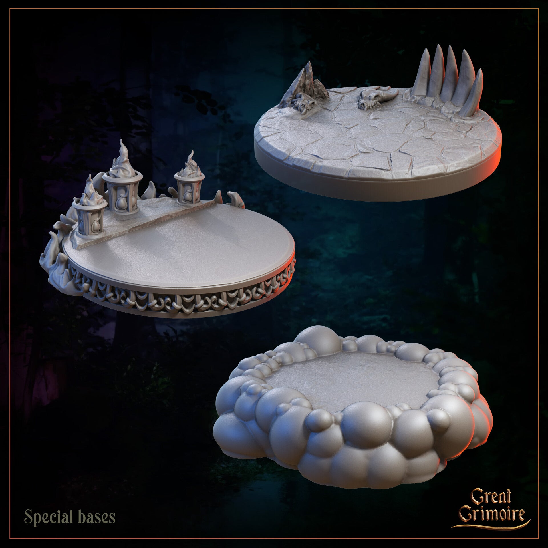 Arcane Beastmasters - Special Bases - by Great Grimoire