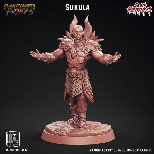 Death Reapers - Sukula - 32mm model - by Clay Cyanide