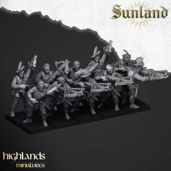 Sunland - Crossbowmen 7x - By Highlands Miniatures
