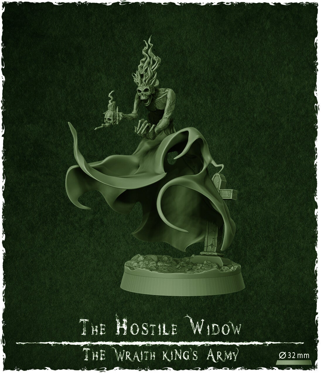 The Hostile Widow - Scale 32 mm - By Z-Axis