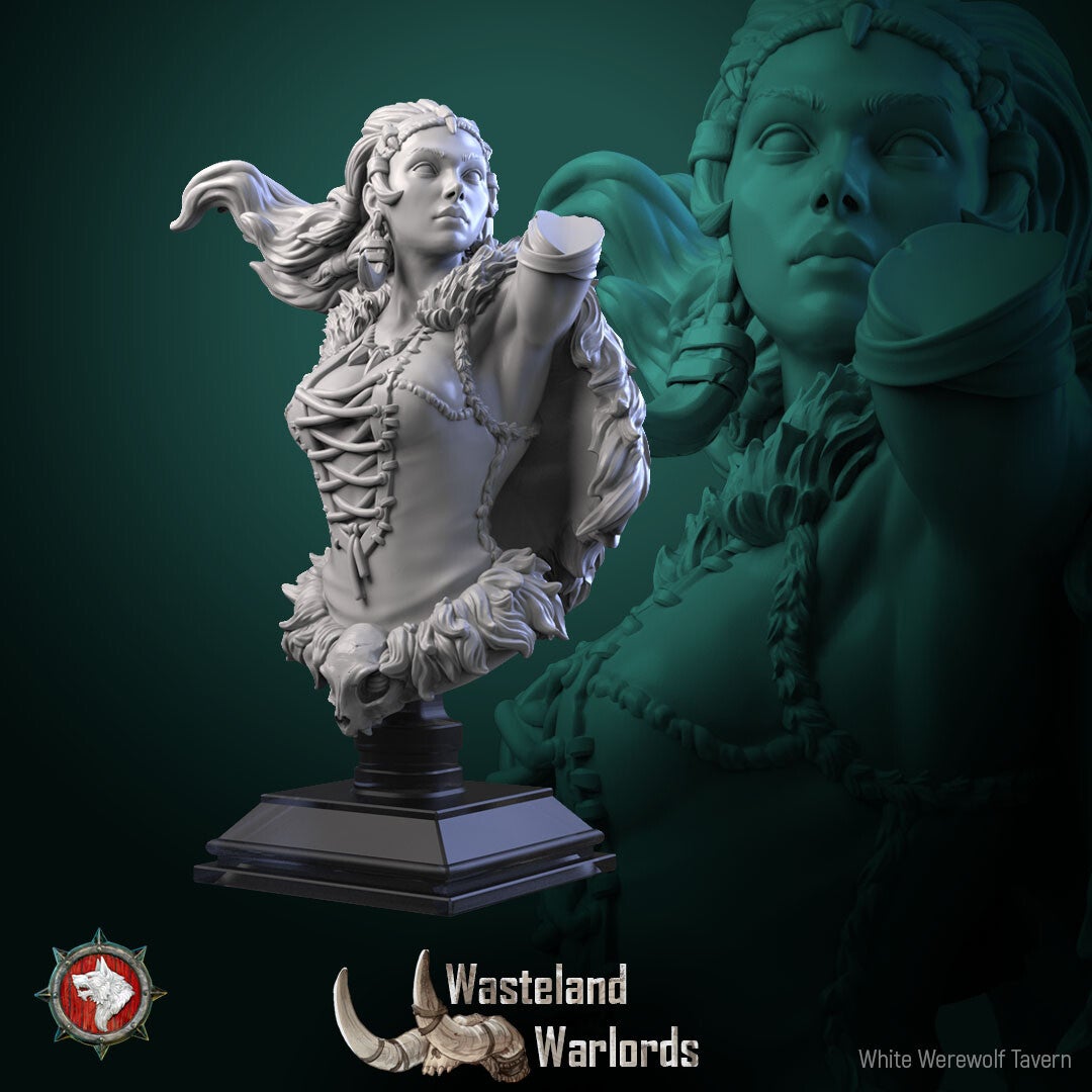 Wasteland Warlords - Laurie Lighting Rod Bust