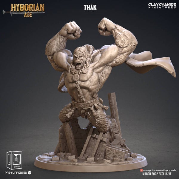 Hyborean Age - Thak - by Clay Cyanide