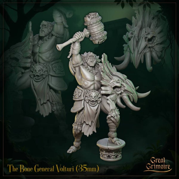 Last Roar of the Beast - Bone General Volturi - 32mm - by Great Grimoire