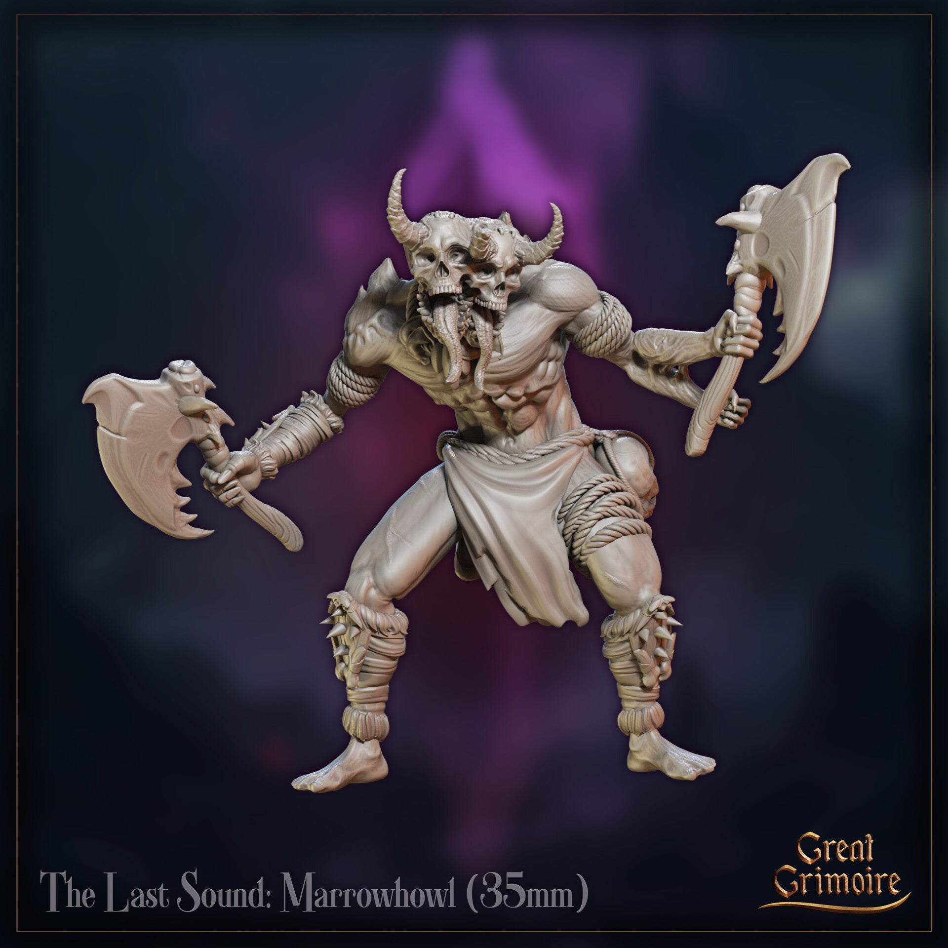 Dark Messiah - Marrowhowl - 32mm - by Great Grimoire