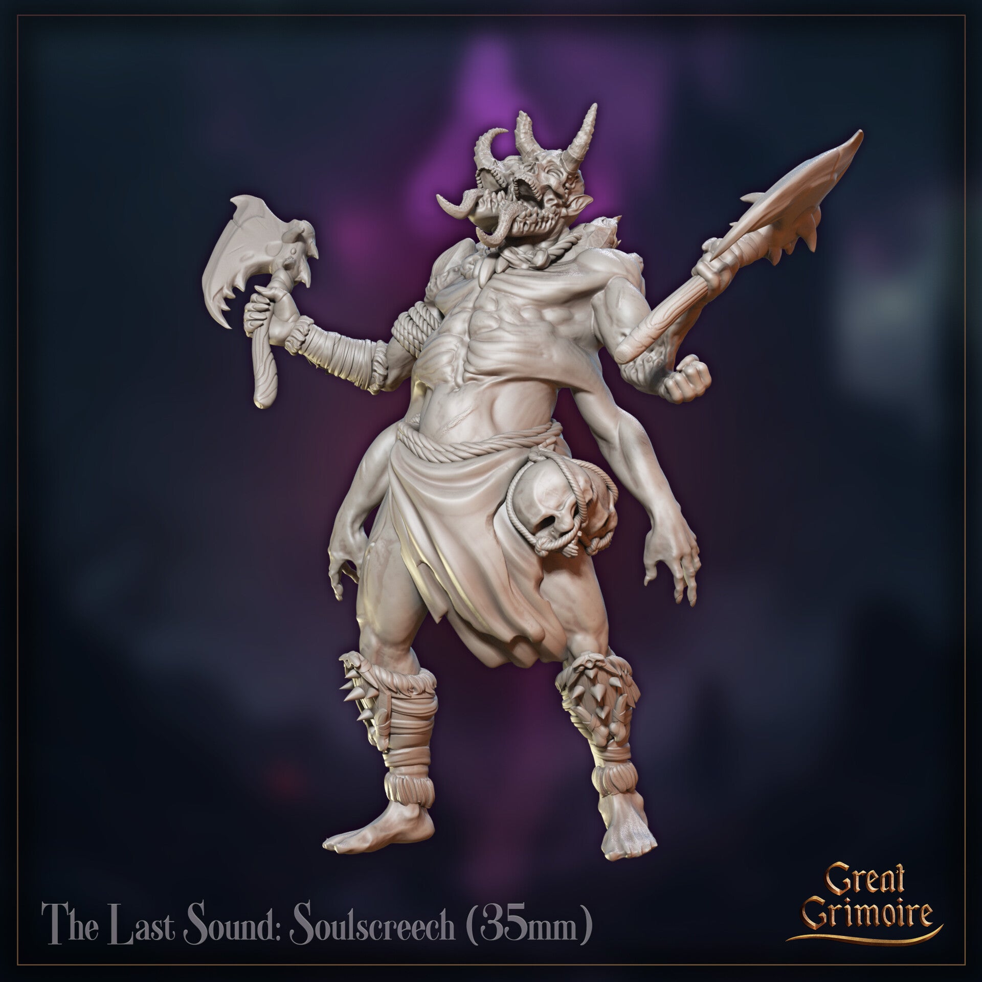 Dark Messiah - Soulscreech - 32mm - by Great Grimoire