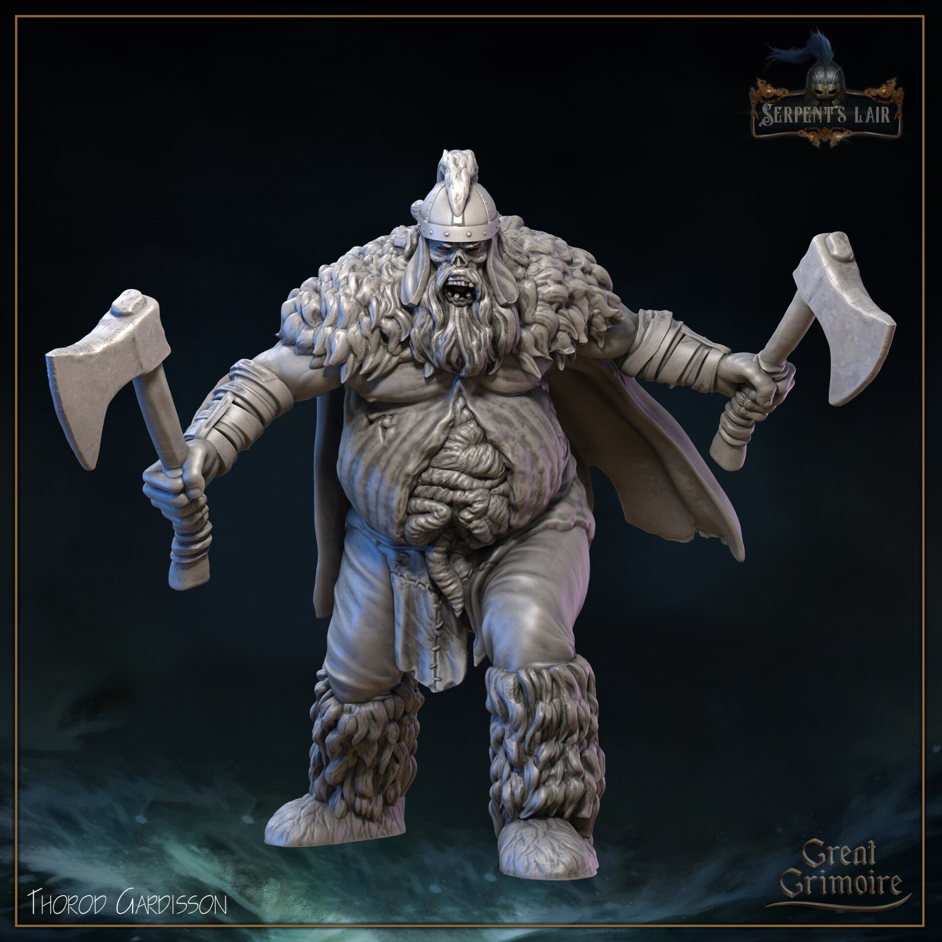 Serpents Lair - Thorod Gardisson - 32mm - by Great Grimoire