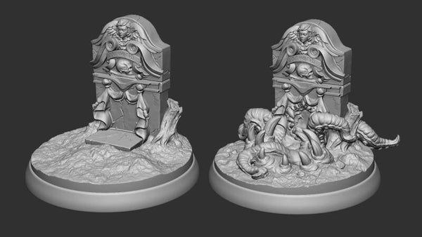 White Werewolf Tavern - Mimic - Tombstone  - 32mm