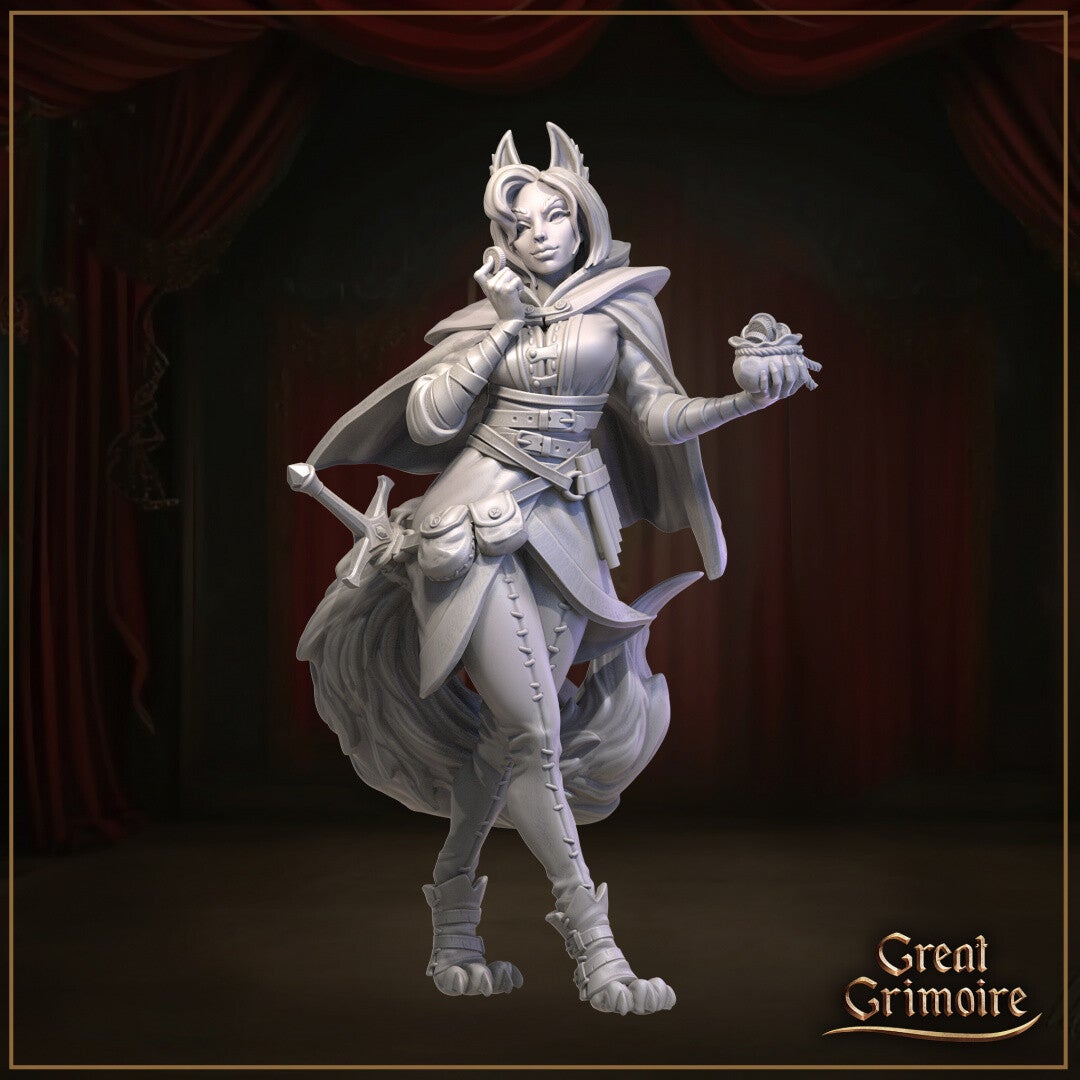 Behind the Crimson Curtain - Ms Fox - 75mm - by Great Grimoire