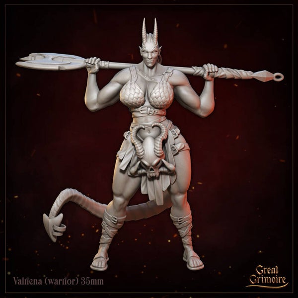 Chained by Shadow - Valriena - 32mm - by Great Grimoire