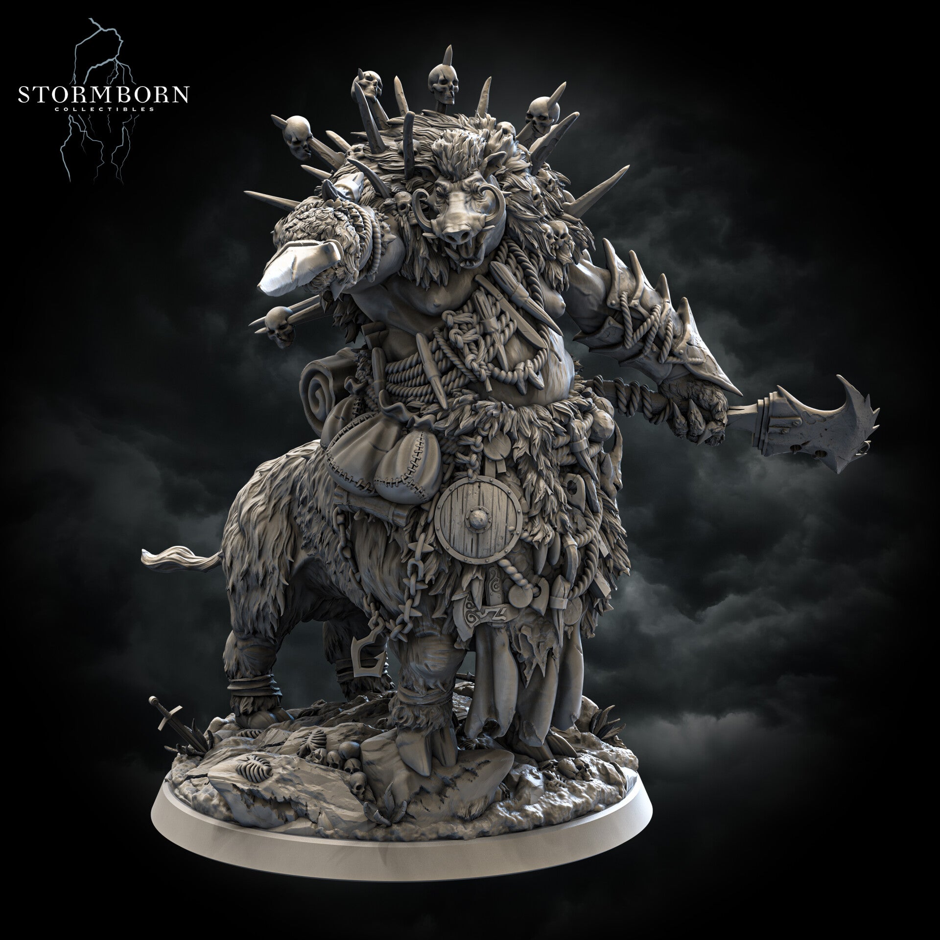 Vorakthos, God of Ferocity - Scale 32mm - by Stormborn Collectibles