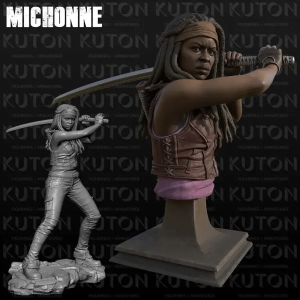 Michonne (Walking Dead) - Bust - by Kuton Figurines