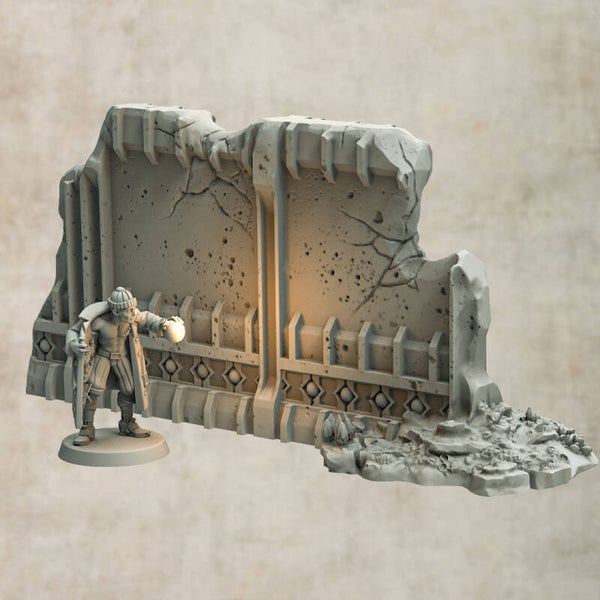 Sunken City - Wall - by 3DHexes