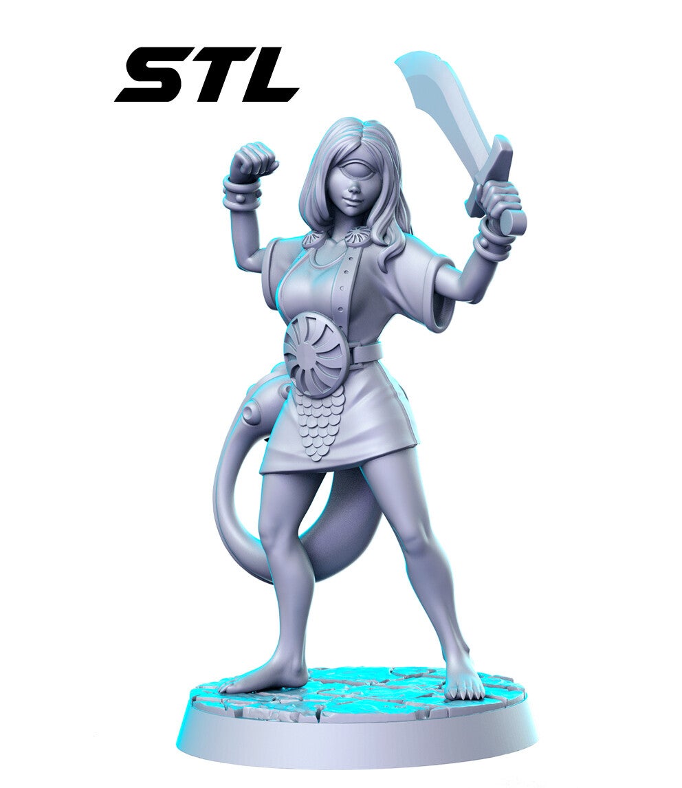 Myth Quest - Fimir 2 - 32mm - by RN-Estudio