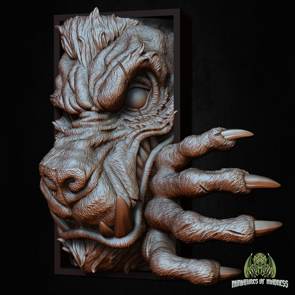 Hold My Booknook - Werewolf - by Miniatures of Madness