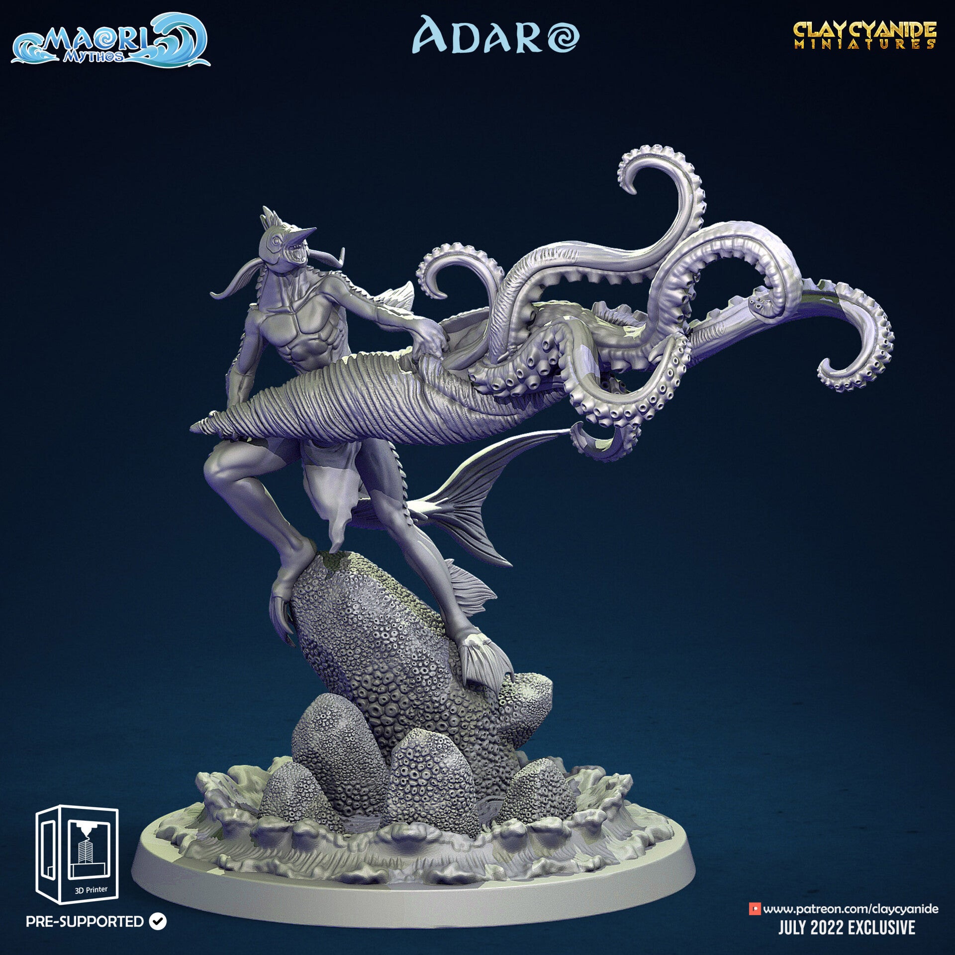 Maori Mythos "Adaro" 4 - 32mm - by Clay Cyanide