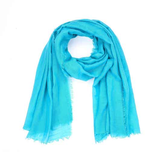 Pareo / Sjaal / omslagdoek Lieke blauw