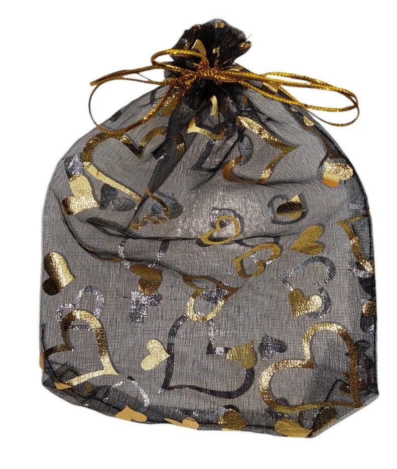 Gouden Sieradenzakje – Cadeauverpakking met een Glinsterend Randje