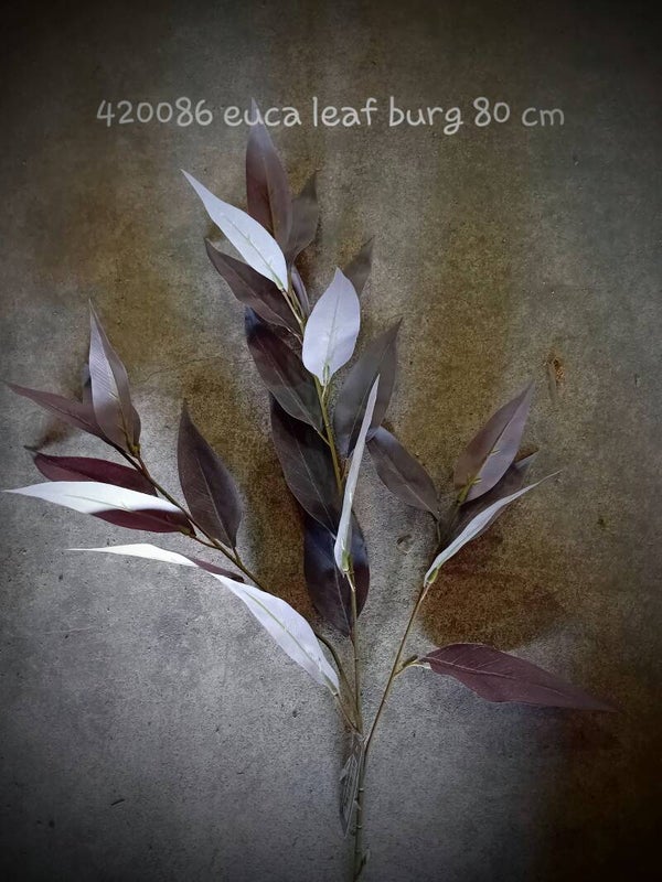 420086 euca leaf burgundy  ( 1 - B )