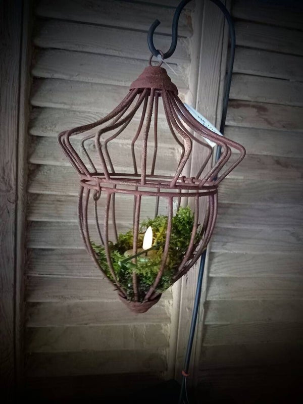 121848 hanging ornament Rusty 25 cm hoog