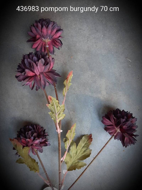 436983 pompom 70 cm aubergine