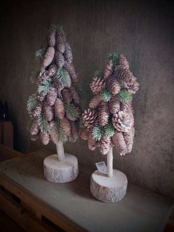 910343 boom nature with pinecones 40 cm