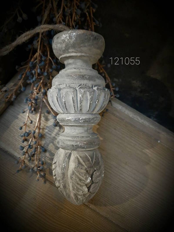 121055 Hangpinakel per 4 verpakt vintage grey