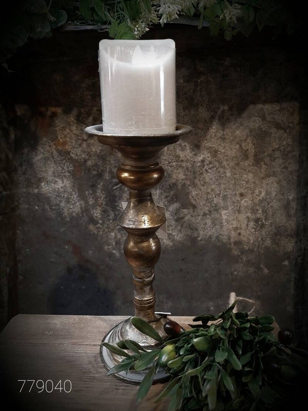 779040 Kandelaar antique gold   S