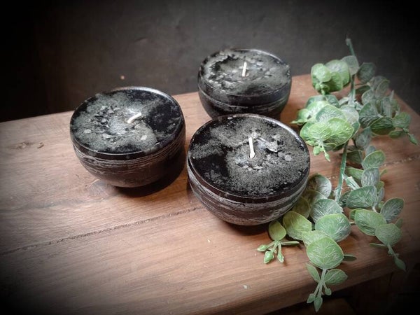 788111 drijfkaars 3 in doos zwart