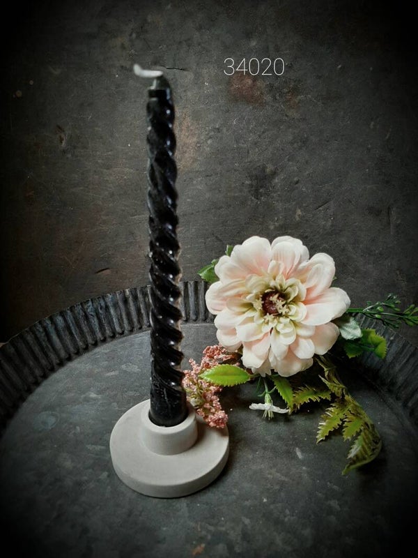 32238 4 kaarsen twist zwart