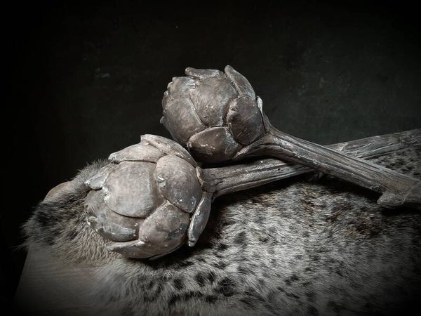 785958 artisjok op steel 2 stuks ( verzenden op eigen risico)