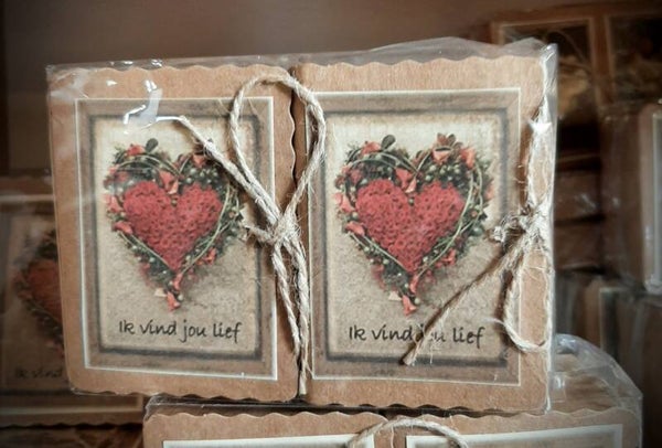 Zoopie hartje rood (per 4 verpakt)