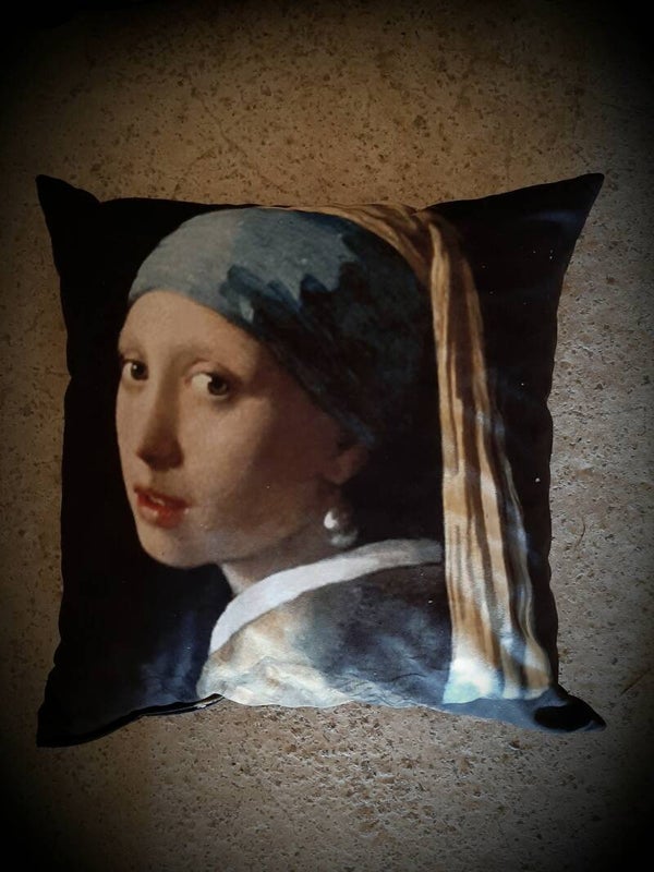 Kussen meisje  parel 4 stuks