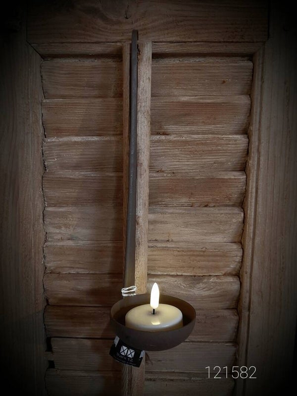 121582 waxinelepel  rusty brown gaan per 6