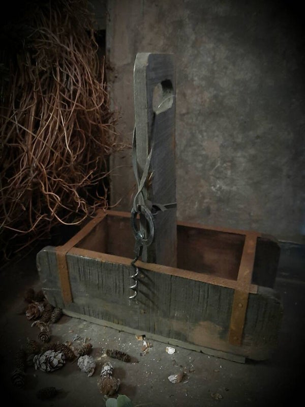 82186  kistje voor 2 fless  kurketrekker