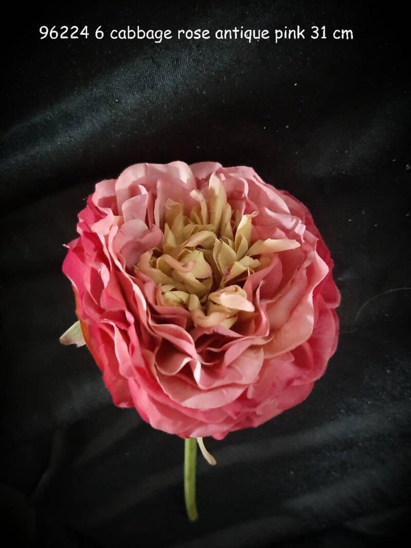 96224_6 cabbage rose misty dark pink