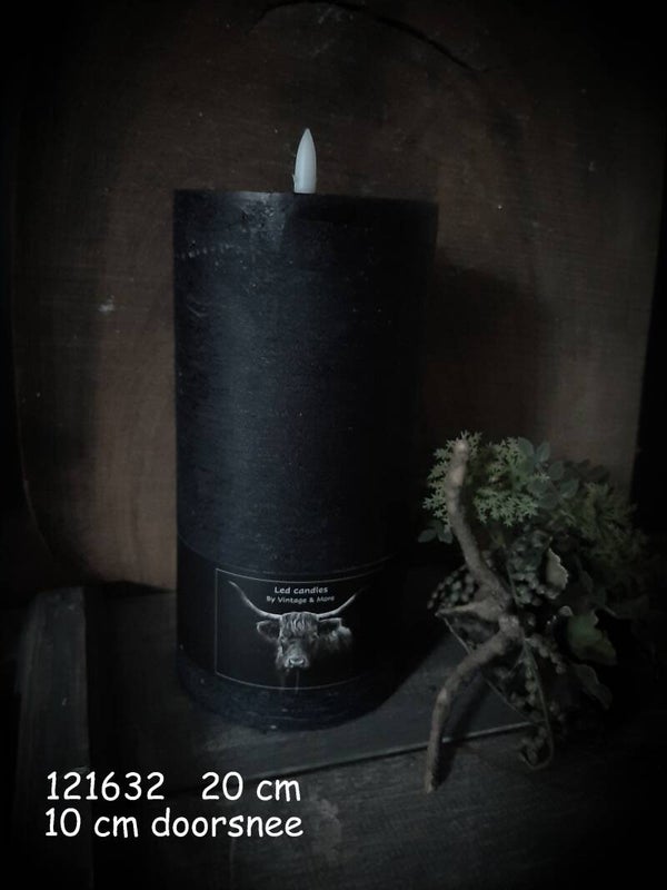 121632  stompkaars 20 cm black  10 cm doorsnee gaan per 3