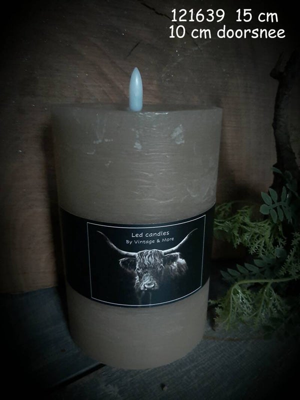121639 stompkaars 15 cm toffee 10 cm doorsnee gaan per 3