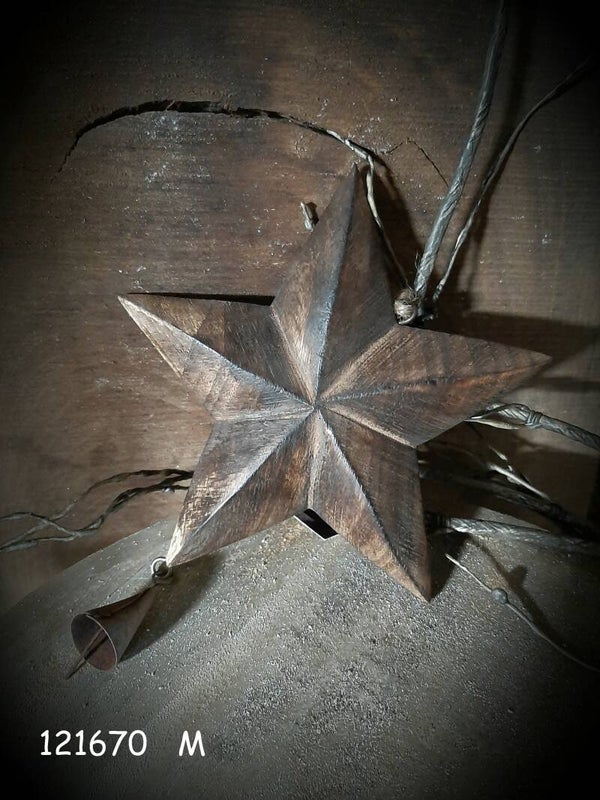 121670 ster M met belletje rusty