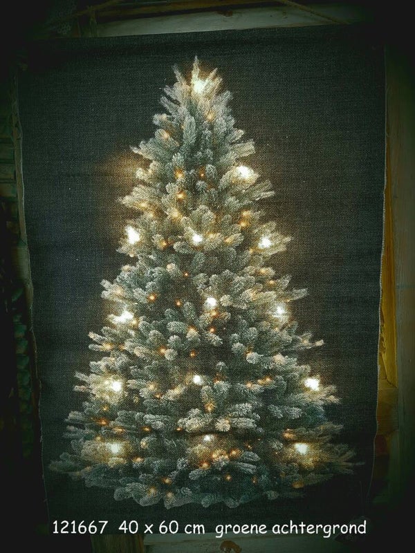 121667 wanddoek led  40 x 60 cm  gaan per 6