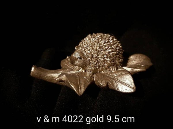 Ke 4022go  egeltje op blad old gold gaan per 6