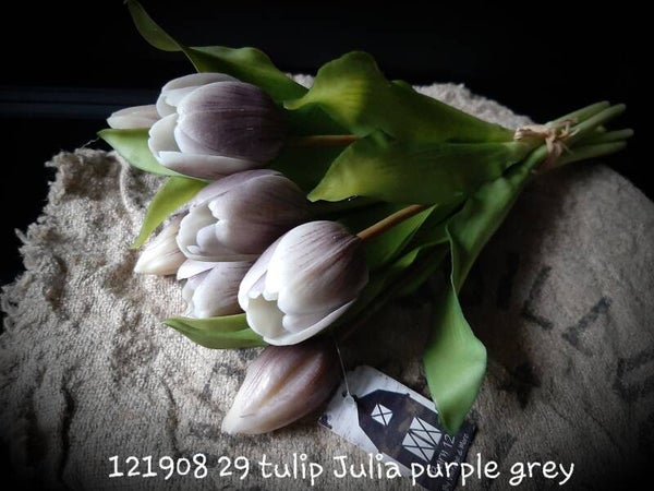 121908 29 tulp julia per 12 mix purpleblack 7 stelen 31 cm