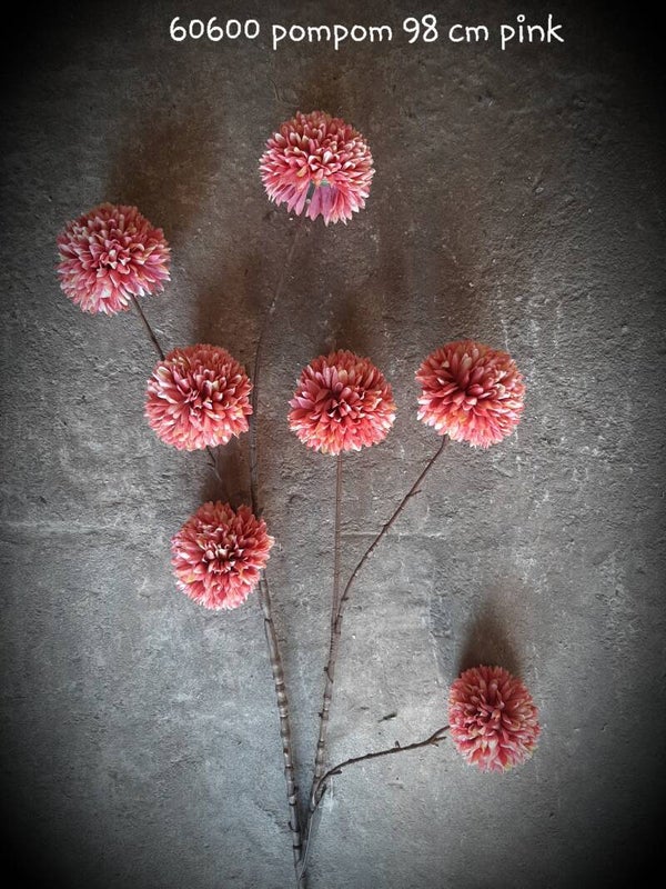 60600 pompom pink 98 cm